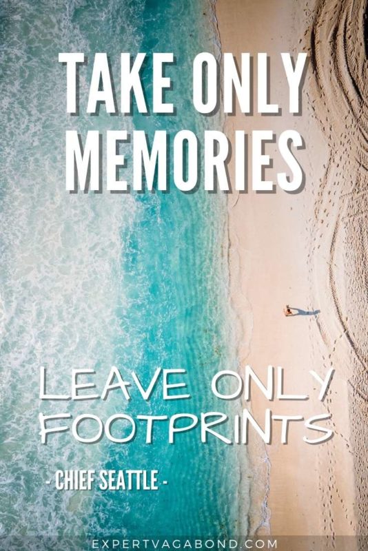 Take Only Memories, Leave Only Footprints