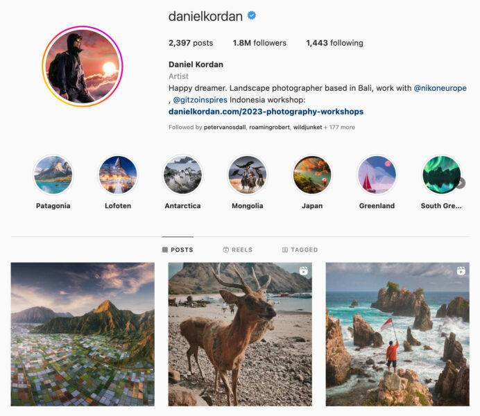 Instagram Travel Photographer Daniel Kordan