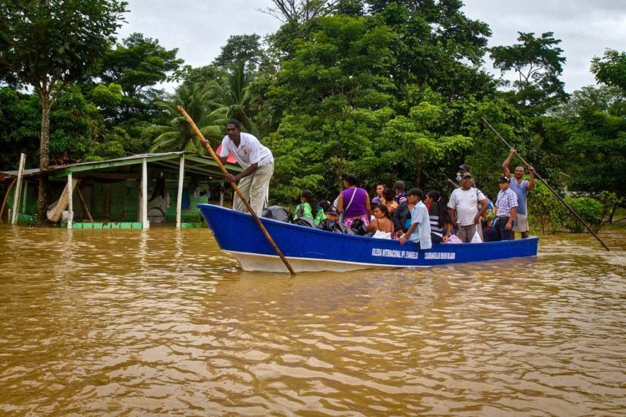 Flooding Darien Panama