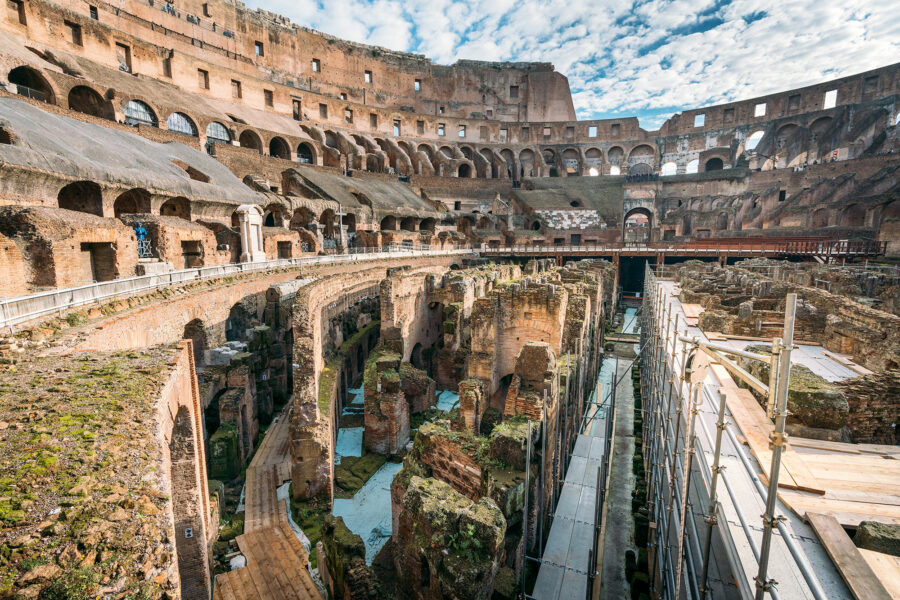 Inisde Rome's Colosseum