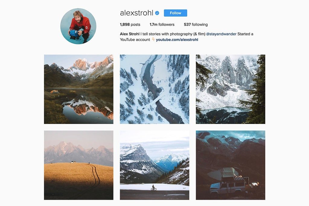 Travel with Alex on Instagram
