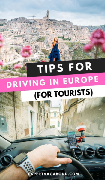 Learn how to rent a car in Europe plus useful tips for driving there too. #TravelTips #RentalCars #Europe #Travel
