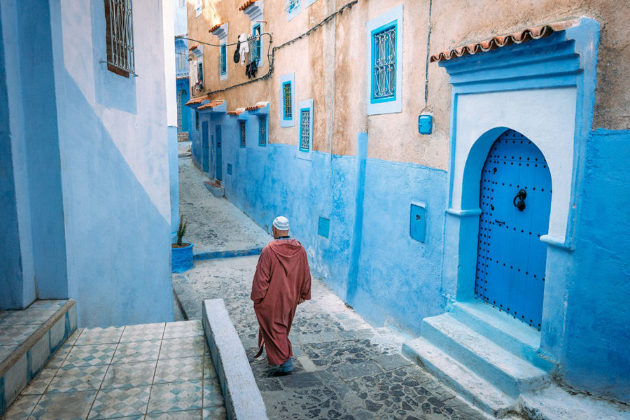 Lost in the Streets of Chefchaouen 