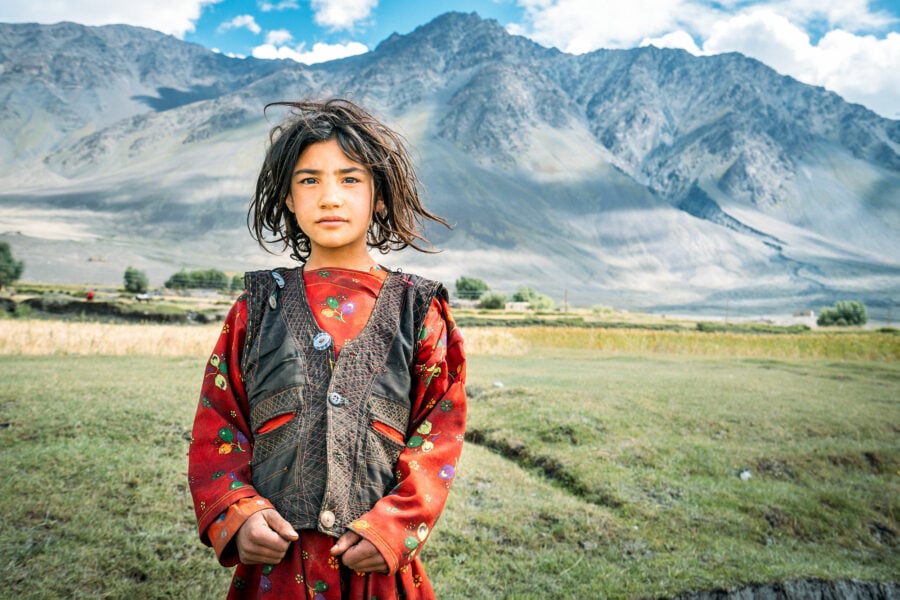 Afghan Girl in the Wakhan