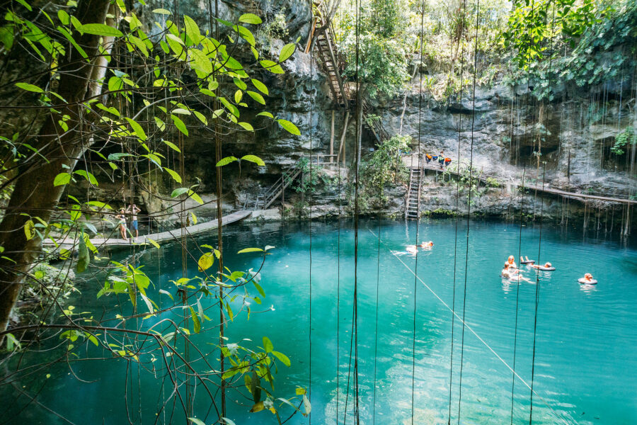 Cenote X'Canche in Mexico